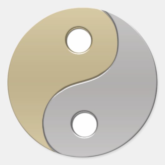 Sticker Rond yinyang (Devant)
