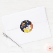 Sticker rond Yinyang (Enveloppe)
