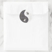 Sticker Rond yinyang (Sac)