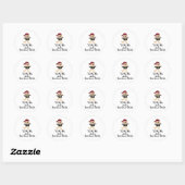 Sticker Rond Yo Ho Ho (Feuille)