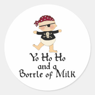 Sticker Rond Yo Ho Ho