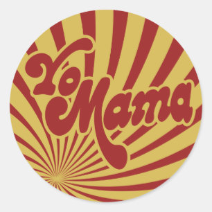 Sticker Rond Yo Mama