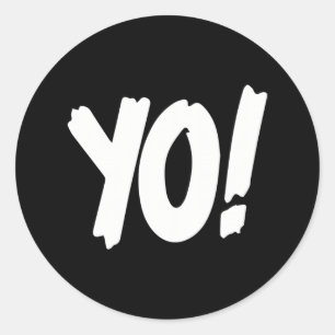 Sticker Rond Yo ! Mtv Raps Replica Logo 1993 ère