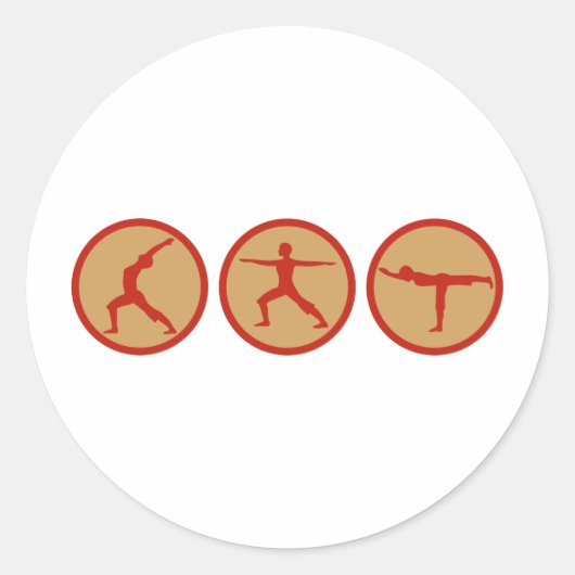 STICKER ROND YOGA (Devant)