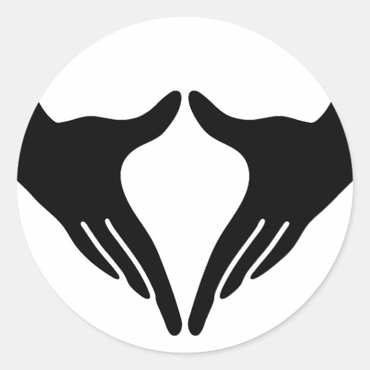 Sticker Rond Yoga Yoni Mudra (Devant)