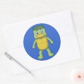 Sticker Rond Yokai Kappa (Imp) (Enveloppe)