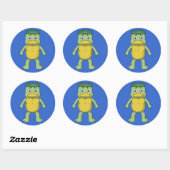 Sticker Rond Yokai Kappa (Imp) (Feuille)