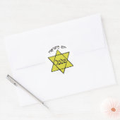 Sticker Rond Yom Hashoah (Enveloppe)