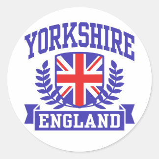 Sticker Rond Yorkshire Angleterre