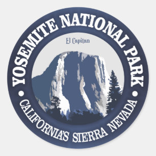 Sticker Rond Yosemite 2