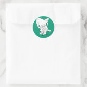 Sticker Rond Yosemite Sam Steaming Mad (Sac)