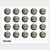 Sticker Rond Yosemite Woods (Feuille)