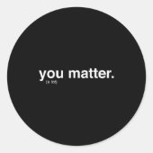 Sticker Rond You Kindness A Lot  (Devant)