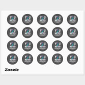 Sticker Rond You Suicide Prevention Awareness  (Feuille)