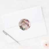 Sticker Rond Your Beautiful Logo here (Enveloppe)