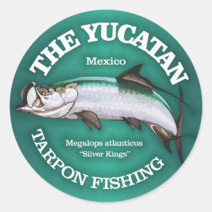 Sticker Rond Yucatan (Tarpon)