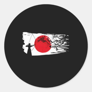 Sticker Rond Yumi Bow Kyudo Tir à l'arc japonais