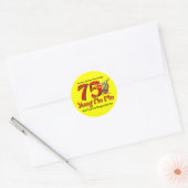 Sticker Rond Yung No Mo 75e anniversaire (Enveloppe)
