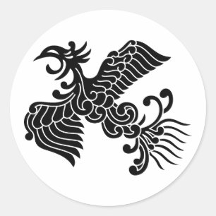 Sticker Rond Yusoku Phoenix