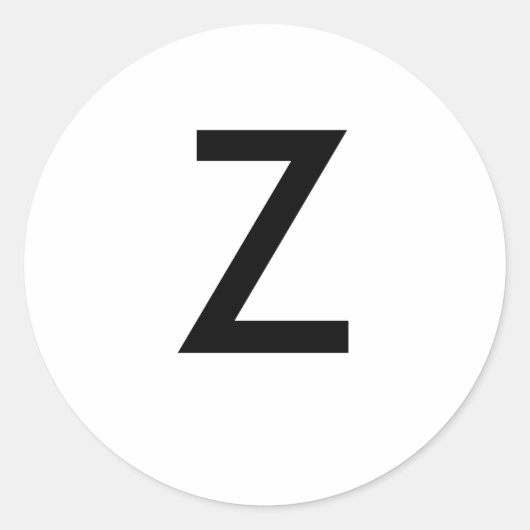 STICKER ROND Z (Devant)