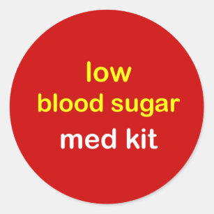 Sticker Rond z7 - Bas KIT de sucre de sang