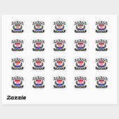 Sticker Rond Zadar Croatie (Feuille)
