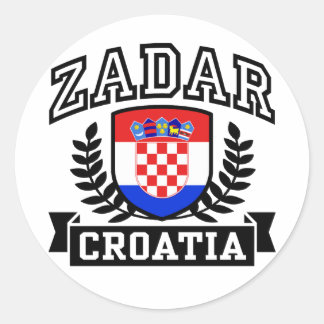 Sticker Rond Zadar Croatie