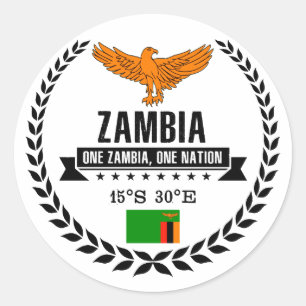 Sticker Rond Zambie