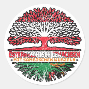 Sticker Rond Zambie Zambie
