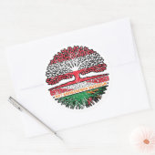 Sticker Rond Zambie Zambie (Enveloppe)