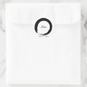 Sticker Rond Zen : Gardez-le simple (Sac)