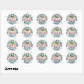 Sticker Rond Zeppelin Conception du cachet postal original (Feuille)