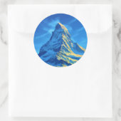 Sticker Rond Zermatt Matterhorn (Sac)