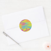 Sticker Rond zigzag (Enveloppe)
