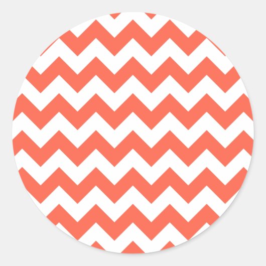 Sticker Rond Zigzag de tomate (Devant)