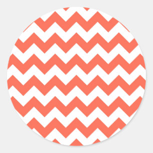 Sticker Rond Zigzag de tomate