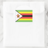 Sticker Rond Zimbabwe (Sac)