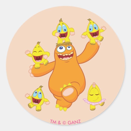 Sticker Rond Zingoz et Zangoz Fun (Devant)