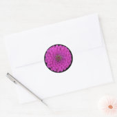 Sticker Rond Zinnia (Enveloppe)