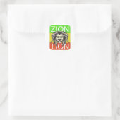 STICKER ROND ZION LION (Sac)