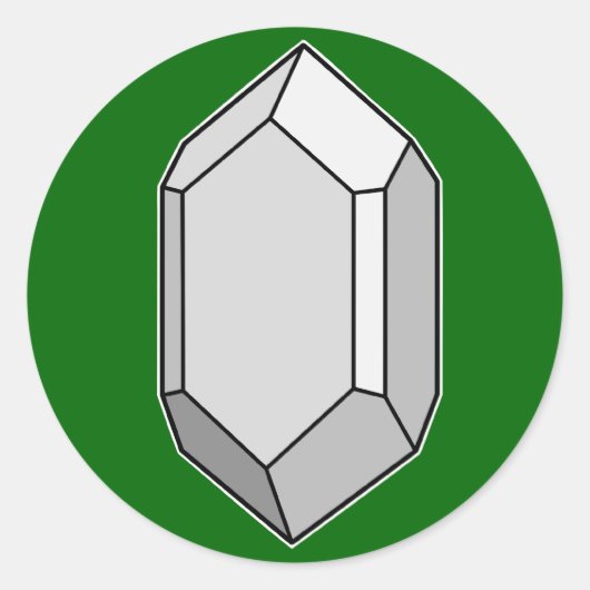 Sticker Rond Zircon (Devant)