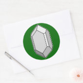 Sticker Rond Zircon (Enveloppe)