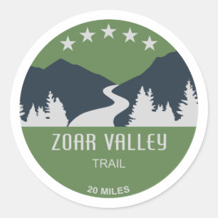 Sticker Rond Zoar Valley Trail
