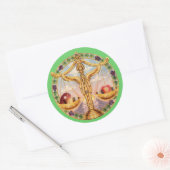 Sticker Rond Zodiac Libra - Customisez-le ! (Enveloppe)