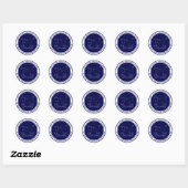 Sticker Rond Zodiaque Capricornus (Feuille)
