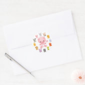 Sticker Rond Zodiaque chinois (Enveloppe)