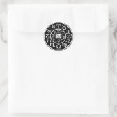 Sticker Rond Zodiaque - Constellation du Capricorne (Sac)