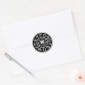 Sticker Rond Zodiaque - Constellation du Capricorne (Enveloppe)