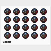STICKER ROND ZOE (Feuille)
