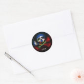 STICKER ROND ZOE (Enveloppe)